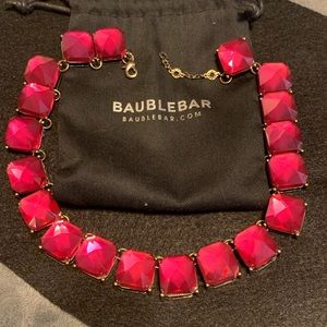 Bauble bar pink necklace